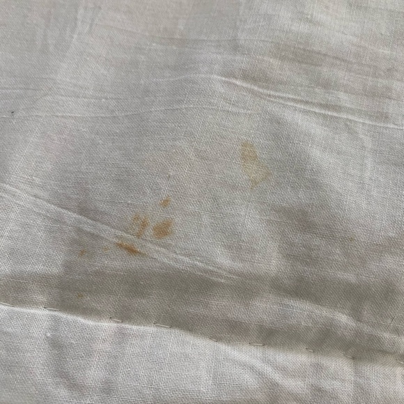 Vintage Floral Pink and Green Wedding Ring Quilt Blanket Grandma Cottagecore - Picture 8 of 8